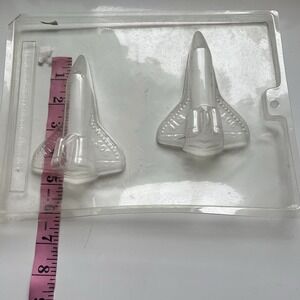 Lot of 5 Vintage Candy Molds-Space Shuttle, Pretzels,Peanuts,Coins&Spring Shapes